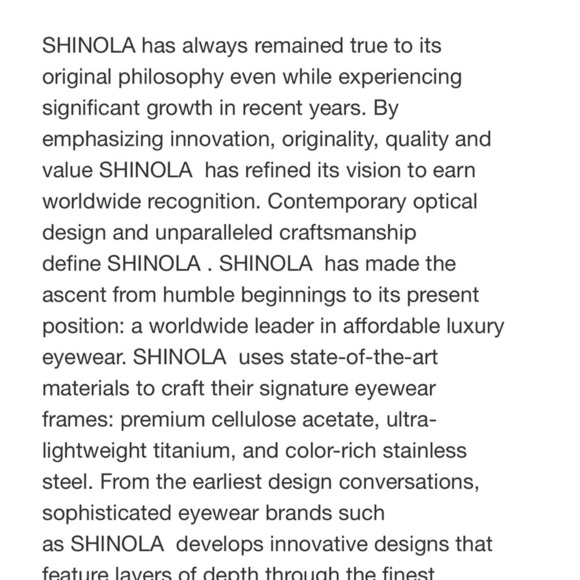Shinola Crystal Mink Horn Sunglasses main image 4